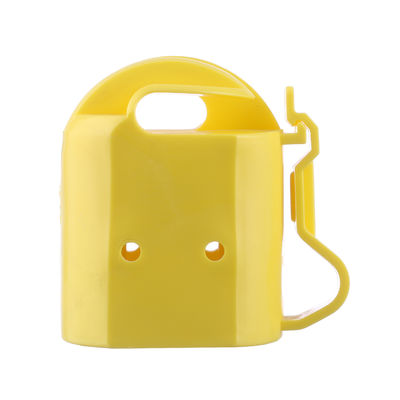 プラスチックの電気塀の絶縁体TポストかYポストの帽子の上層の絶縁体の黄色い色