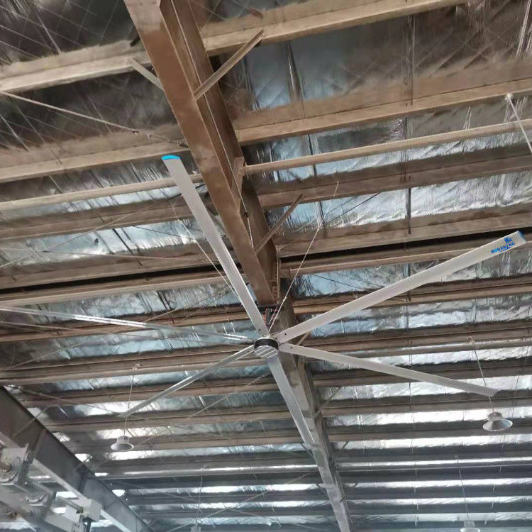 強力な6枚羽根の工業用シーリングファン 10m3/分 の風量 /W 1500Wの入力電力