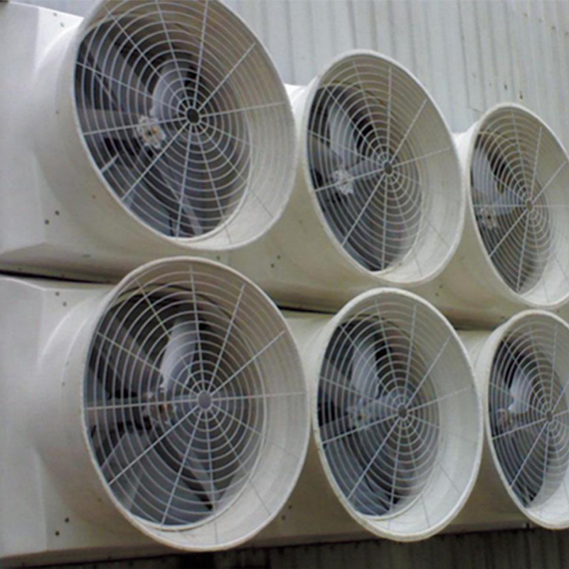 産業用排気扇風機 IP55 保護グレード 48000m3/h 最大気流 72 扇風機刃直径