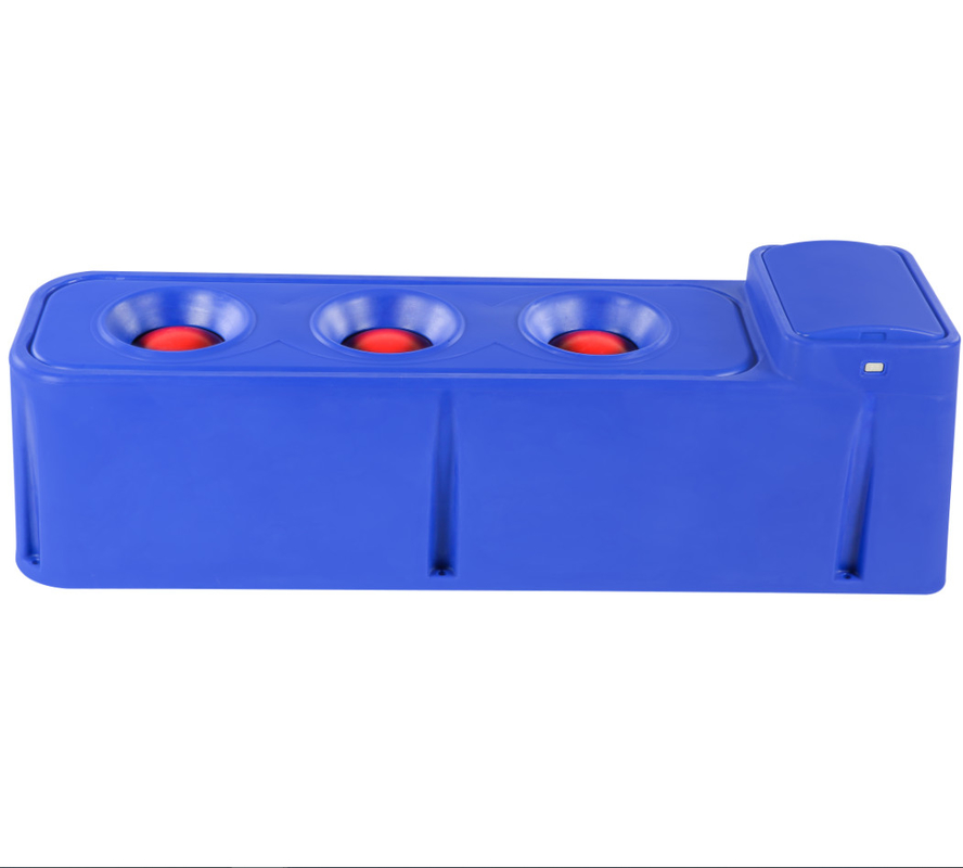 ブルー LLDPE 家畜自動水道器 内部温度制御 牛 羊 馬 100-120L/分流量