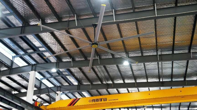 エネルギー省エネ産業用天井扇風機 IP55保護外回転モーターと9.53m3/min 空気体積