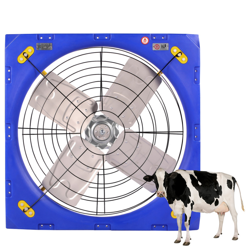 高強度 双層 PE 家畜換気扇 410W 循環 27000m3/h 空気流出