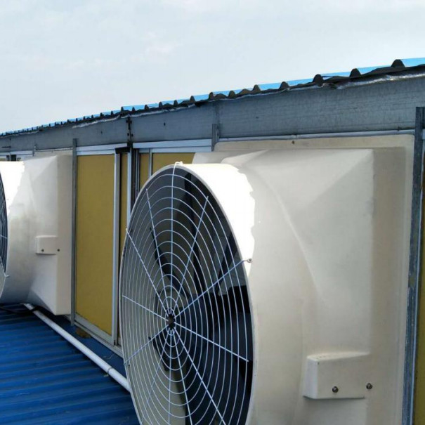 産業用排気扇 460r/min 回転速度で最適な空気流量と850wの電力