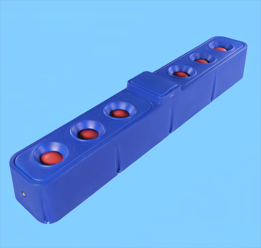 牛の水槽 TPT401BLHは6穴の青い耐腐食槽です