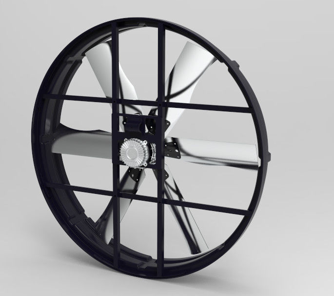 産業用排気扇風機モーター 2000w/2.7hp 大型スペースと農場用 72インチ刃付き 380-480V