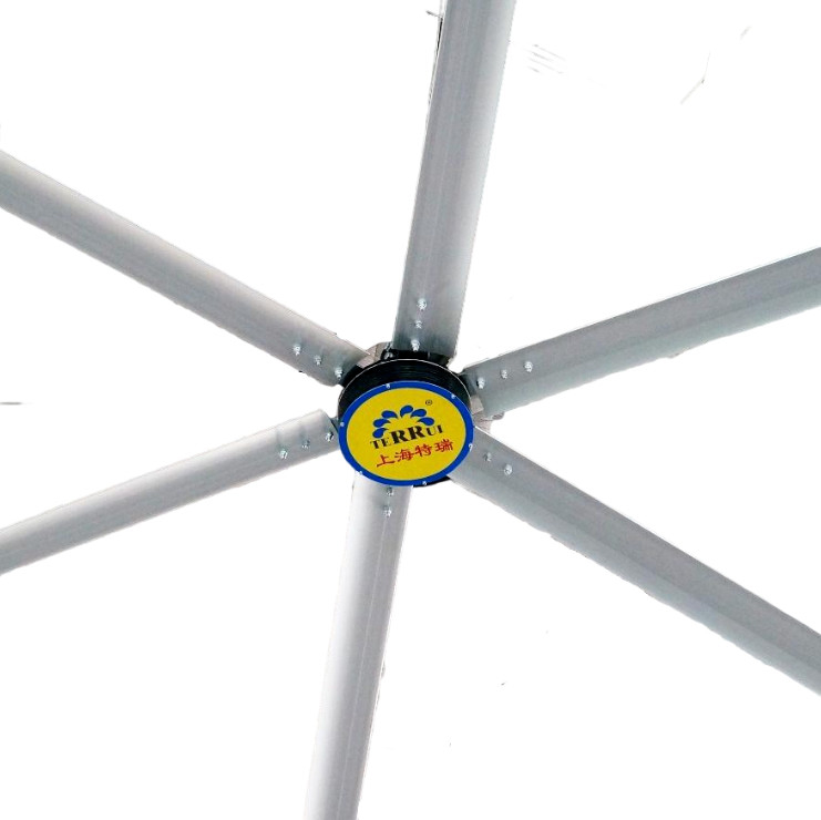 1400m2のカバーエリアと低騒音のための6pcs合金刃材料の産業天井扇風機