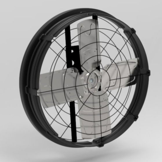 強力な静かな家禽用扇風機 家禽管理用 空気量/W 81.4m3/h 騒音 ≤69dB