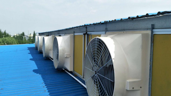 高強度 二重層 PE 家畜換気扇 48インチ ブレード直径 850 入力力 1