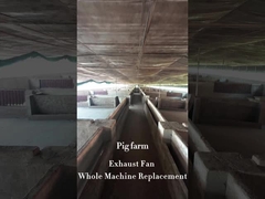 1830mm 刃の直径 産業用扇風機 強度 双層PEフレーム素材