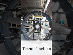 産業用天井扇風機 38 刃 28273m\u00b3/h 空気流量 畜産 養鶏 換気