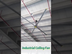 IP55 ワークショップのための14300m3/min 空気流出の6pcs合金産業天井扇風機