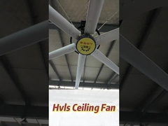 ブラシレスECモーターと直径7300mmの産業用天井扇風機