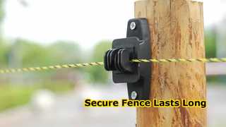 これらの絶縁体は非導電性プラスチックで構成されており、厳しい農業環境でも長持ちするように作られています。